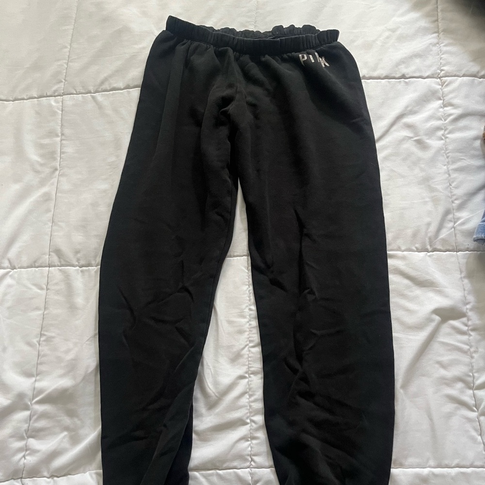 PINK Victoria's Secret Black Kids Joggers